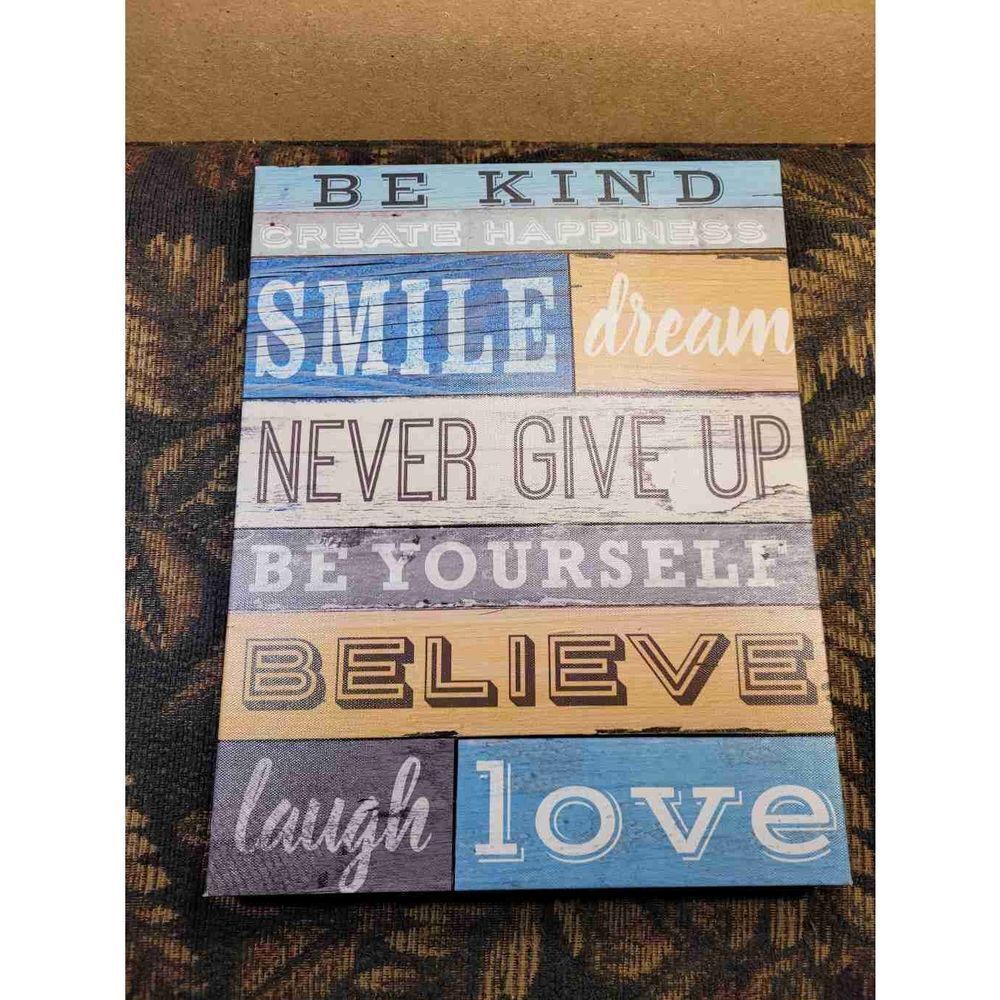 Be Kind Canvas Art Canvas Print
